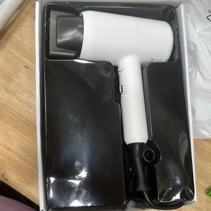 White blow dryer